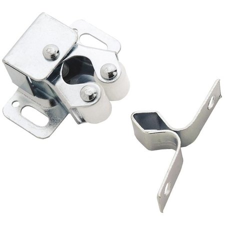 AMEROCK Roller Catch, 114 in L x 12 in W x 1116 in H Catches, Zinc, Polished Chrome 1888373